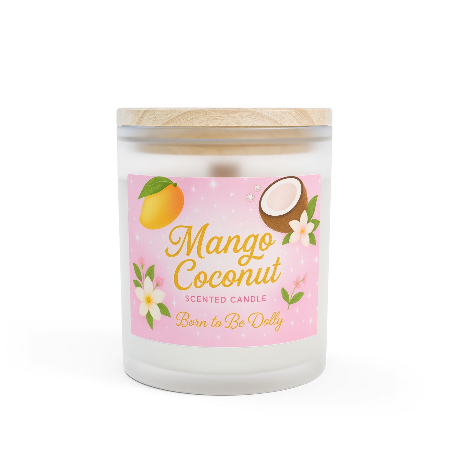 Mango Coconut Scented Candle, 11oz | Fresh Tropical Bliss