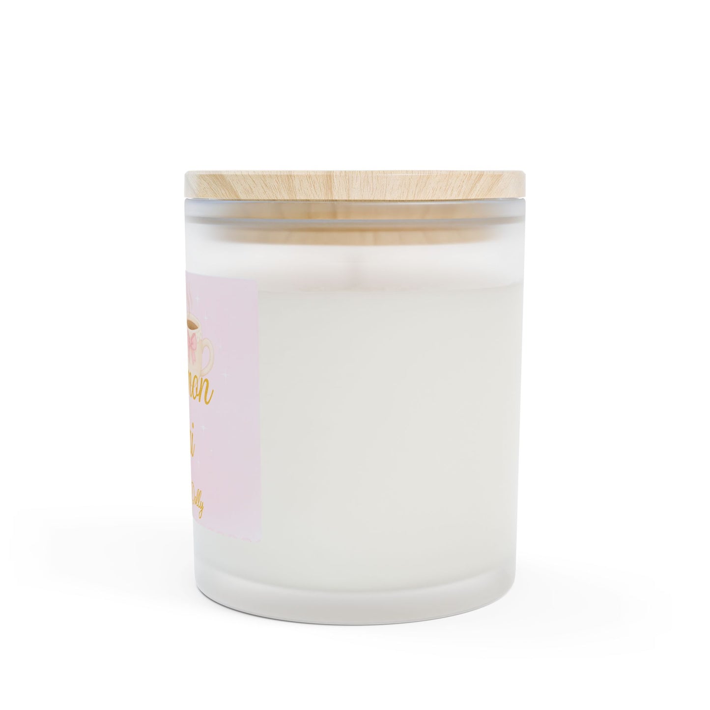 Cinnamon Chai Frosted Glass Candle 11oz