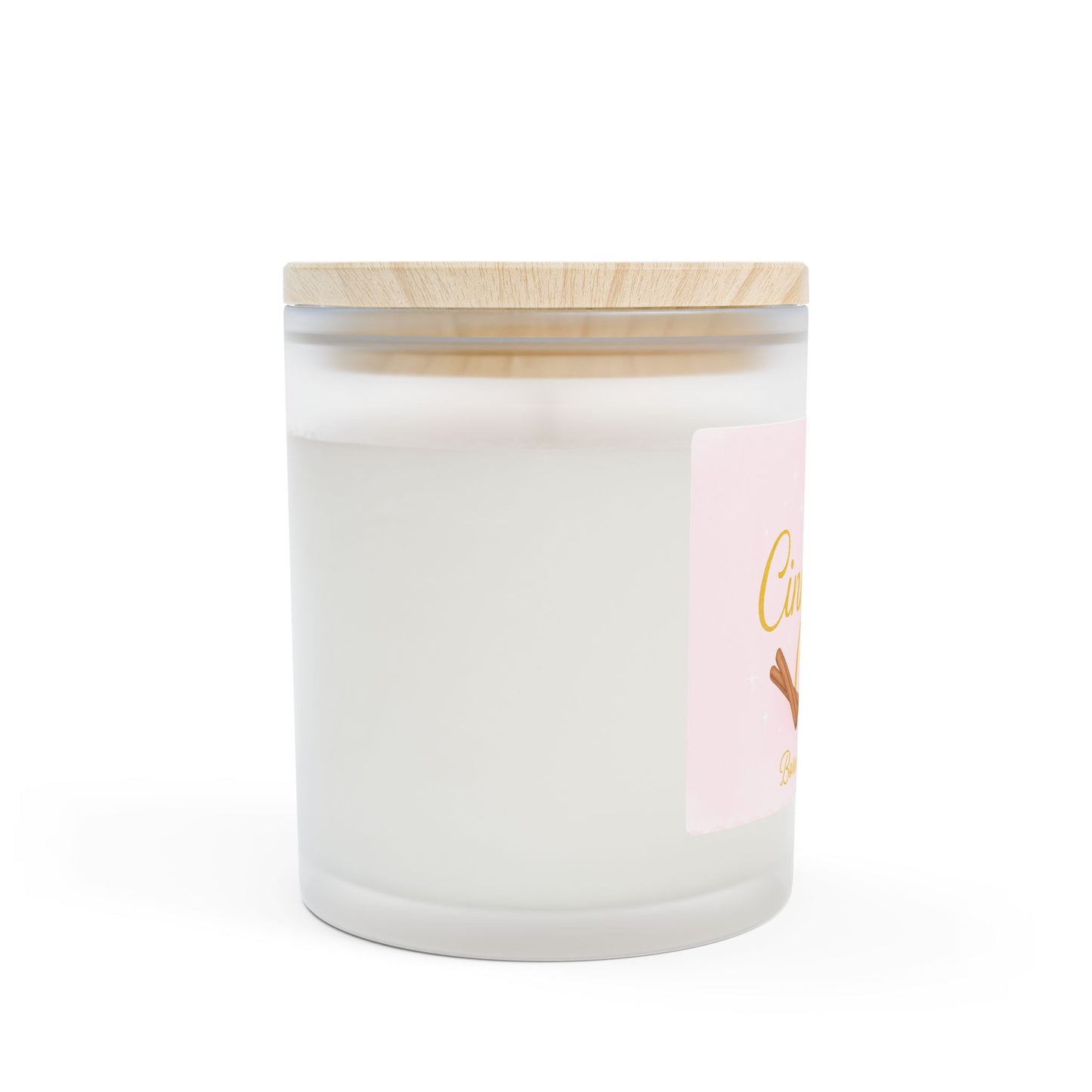 Cinnamon Chai Frosted Glass Candle 11oz