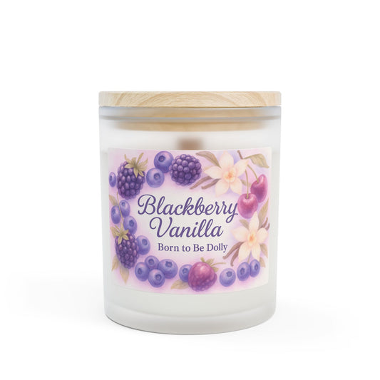 Blackberry Vanilla Scented Candle | Eco-Friendly Soy Wax 11oz