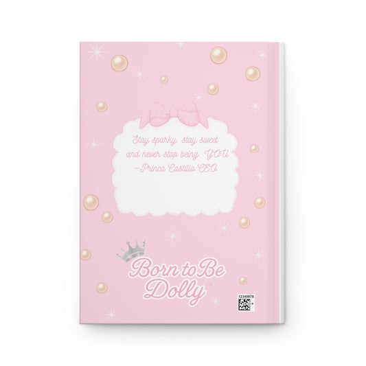 Spoiled but Sweet Hardcover Matte Journal - Cute Notebook, Gifts for Girls, Journal for Writing, Pink Cupcake Design, Birthday Present
