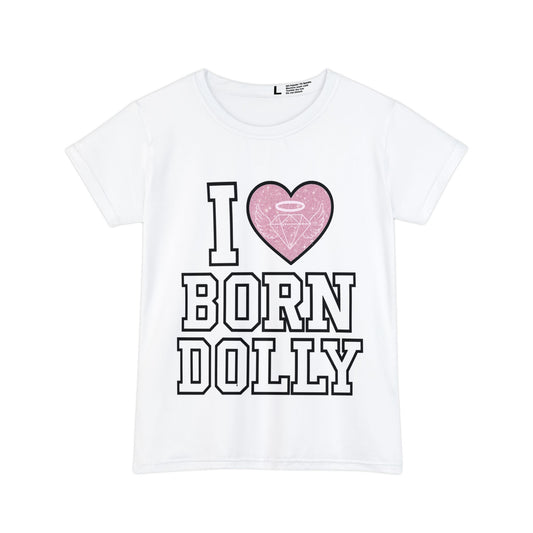 I 🩷 Born Dolly™ Varsity Tee