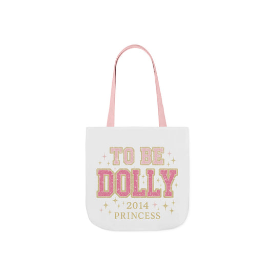 TO BE DOLLY 2014 PRINCESS glitter tote bag