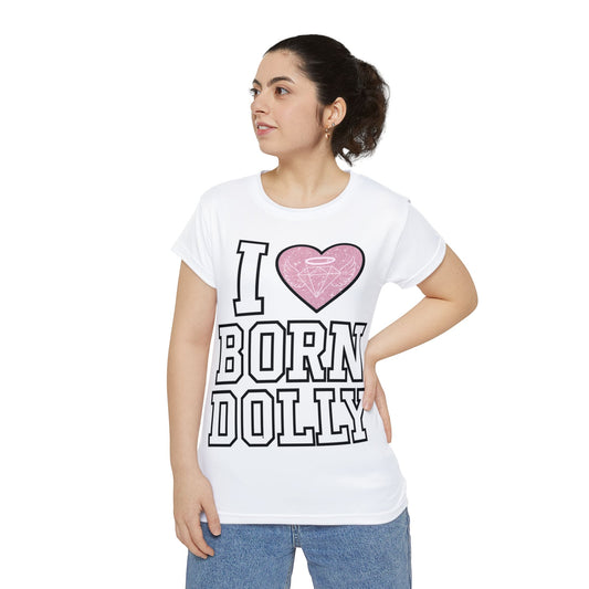 I 🩷 Born Dolly™ Varsity Tee