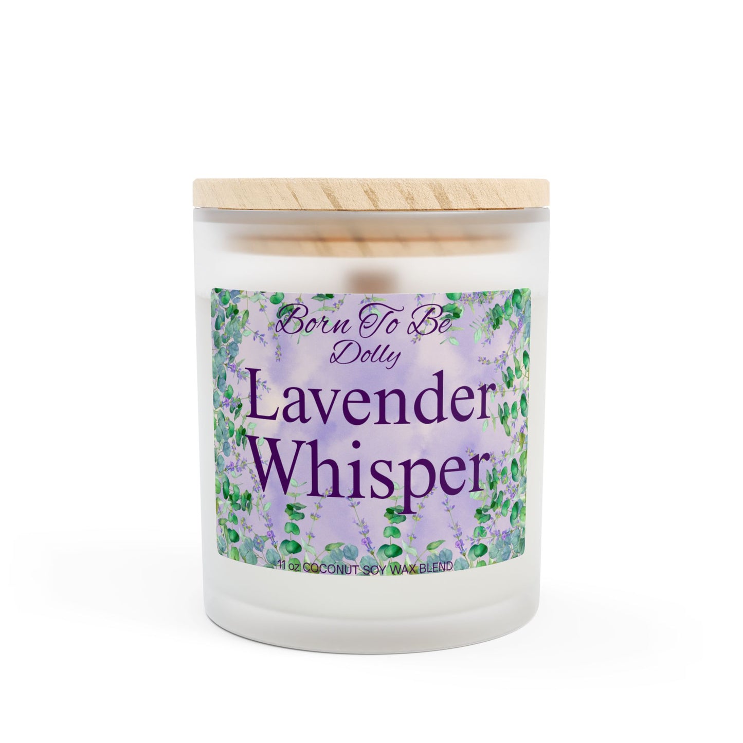 Lavender Whisper Lavender Scented Candle - Relaxing Aromatherapy